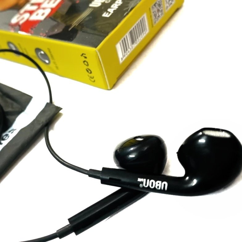 Zimba Ubon STREET BEATS UB 780 EARPHONE WIRED HEADSET BLACK Wired