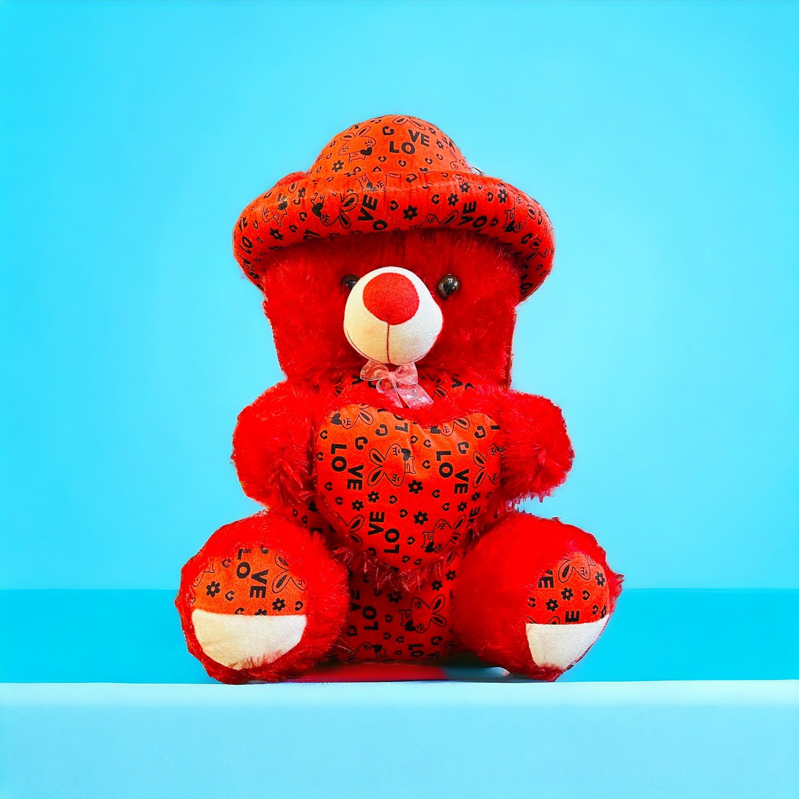 Teddy bear image sales red colour